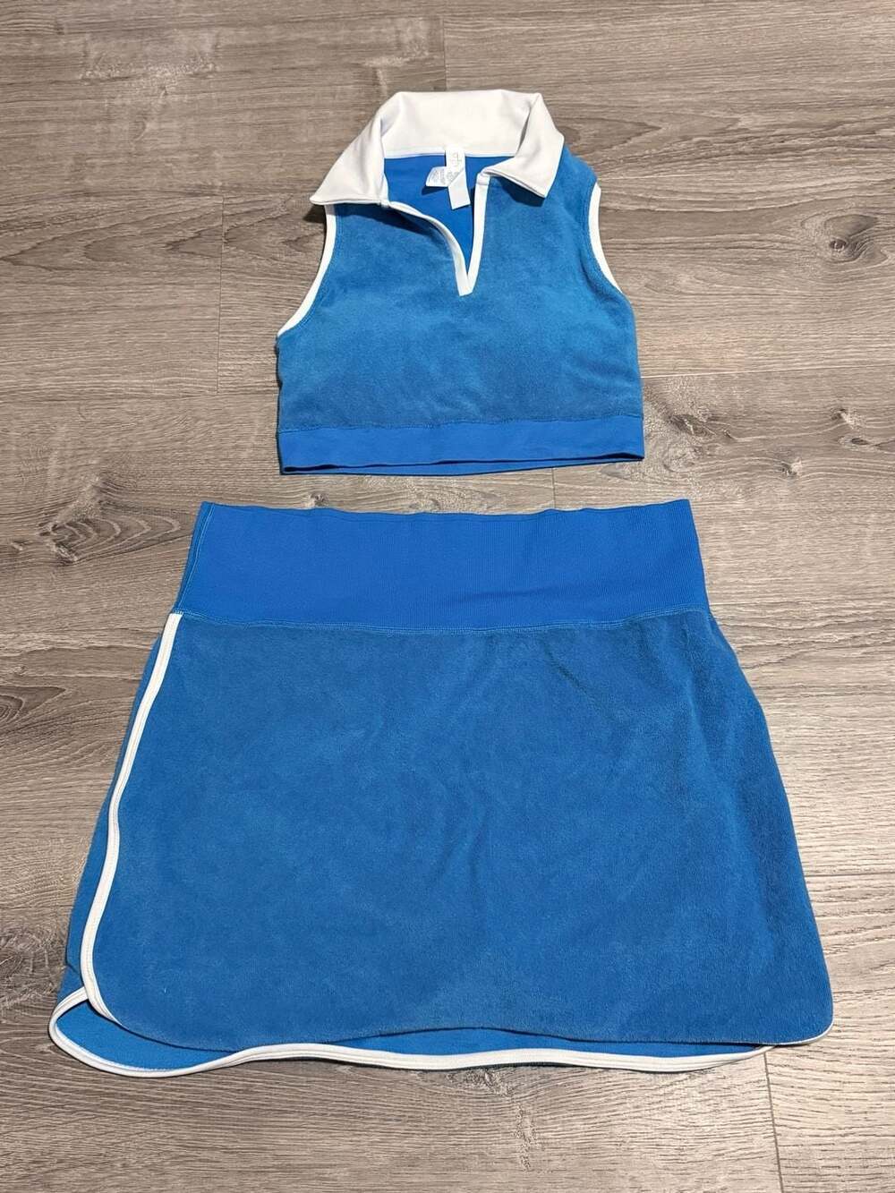 OFFLINE by Aerie Terry Cloth Polo Tank and Skort Set